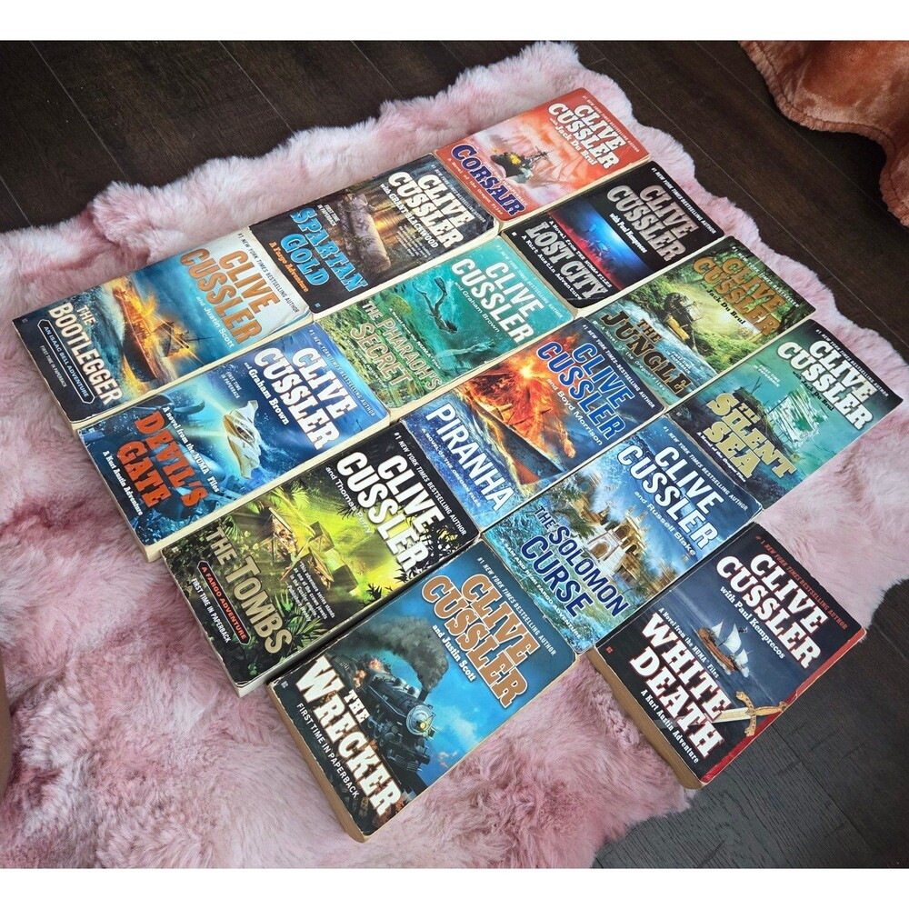 Clive Cussler Collection: 13 Books & FREE SHIPPING